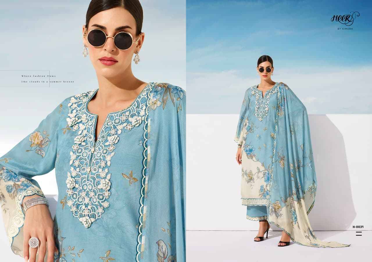 Marina By Kimora 0031 to 0036 Series Designer Festive Suits Collection Beautiful Stylish Fancy Colorful Party Wear & Occasional Wear Pure Muslin Dresses At Wholesale Price